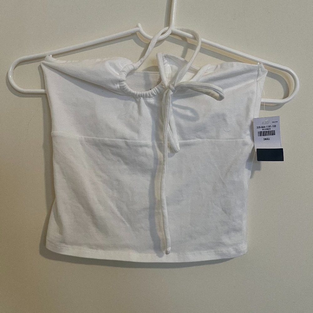 Hollister NWT White Halter Top